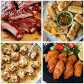 Metropolitan Sharing Platter (6 pieces of pork ribs, 6 pieces of honey chicken wings, 6 pieces of meatballs, 6 pieces of bangbang dumplings)